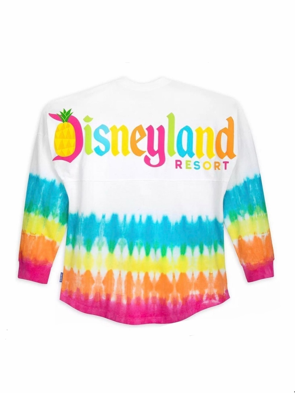Disney Pineapple Rainbow Dip Dye Long Sleeve Tee
